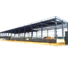 New Design Metal Cladding Mezzanine Floor Metal Structural Steel Frame Prefabricated Auto Workshop